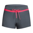 thumbnail image 2 of Women Adjustable Drawstring Swim Shorts with Brief Lining Design Ladies, 2 of 8