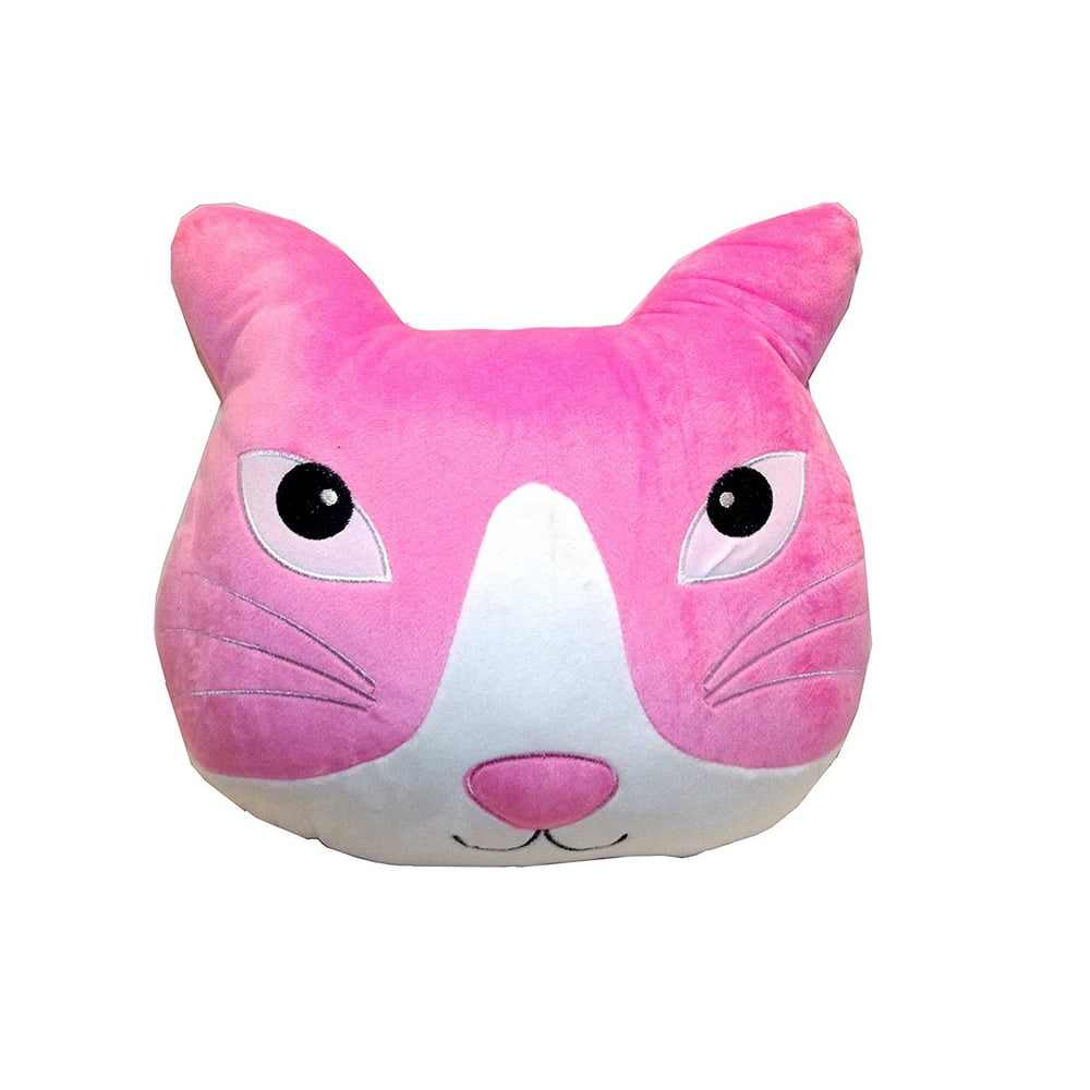 Royal Deluxe Pink Cat Plush Pillow