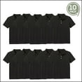 thumbnail image 2 of 10-Pack School Uniform Tagless Polo Tshirt for Little Boys & Big Boys, 2 of 7