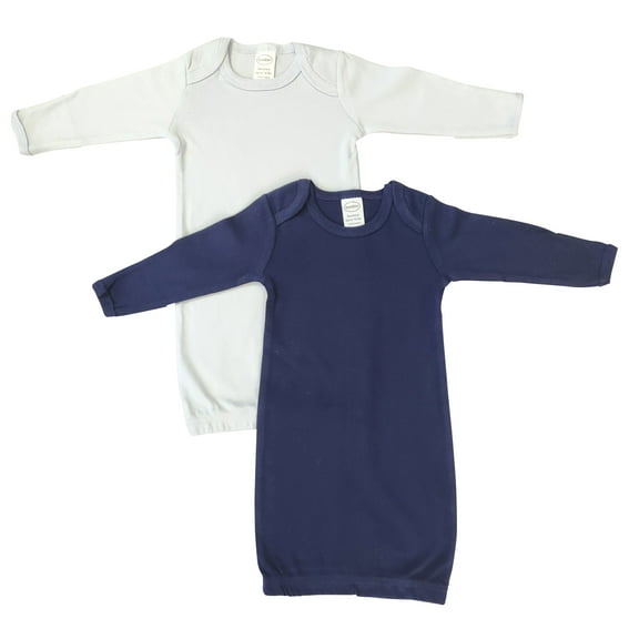 Bambini Layette Newborn Baby Boy 2 Piece Gown Set