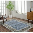 thumbnail image 3 of Navy Oriental Area Rugs for Living Room Washable Rugs Boho Moroccan Area Rug Soft Neutral Geometric Bohemian Carpet Distressed Indoor Rug for Bedroom Dining Room Office Foldable Nonslip Rug, 3 of 9