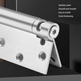 thumbnail image 2 of EcoNesxp 4 Pack Unique Design 1.5 Inch Self-Closing Door Hinge Stainless Steel Heavy Duty Spring Hinge Stainless Steel Mortise Spring Hinge Safe and Reliable, 2 of 4