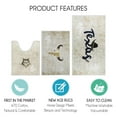 thumbnail image 3 of the US States Design 3 Piece Bathroom Rugs Set - Non-Slip Ultra Thin Bath Rugs for Bathroom Floor - Washable Cotton Bathroom Mats Set, 3 of 8