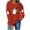 Red, variant on Ruimatai Women Adult Halloween Printed Long Sleeve T-Shirt Casual Loose Fit Round Neck Soft Polyester Top