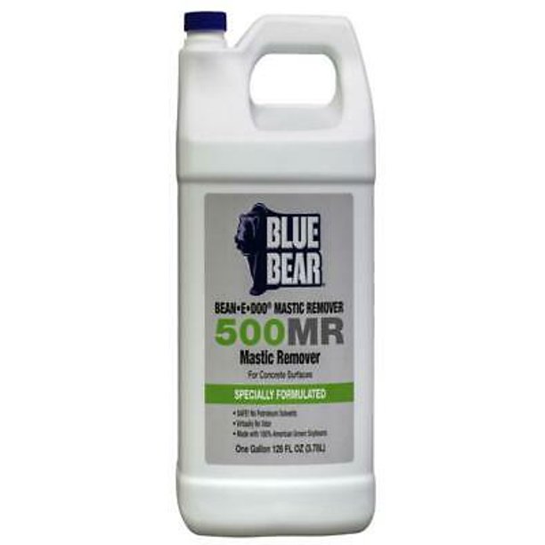 1PK Mastic Remover 500MR Blue Bear BEANedoo 1 Gallon