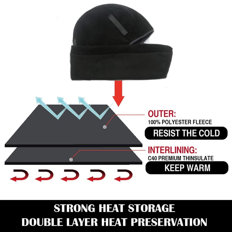 Thinsulate Thermal Fleece Balaclava – One Size Unisex Winter Ski Mask, Highest Quality