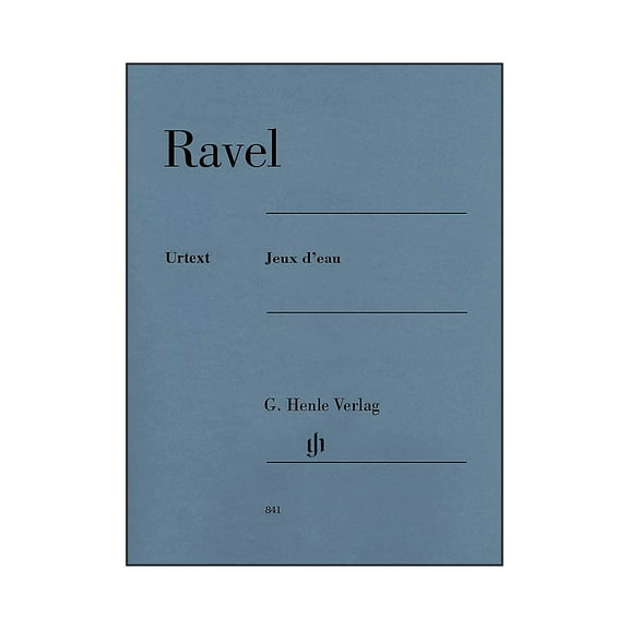 G. Henle Verlag Jeux d'eau Piano Solo By Ravel