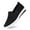 Black, variant on Round Toe Hiking Shoes Women Comfortable Flat Women's Walking Shoes | Orthopaedic Casual Breathable For Work Shopping Walking Gardening