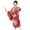 Red, variant on Japanese Traditional Kimono Robe,Yukata Style Dress,Cultural ,Anime