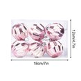 thumbnail image 6 of Kbndieu 2.36" Rose Gold Christmas Ornaments, 6PCS Shatterproof Plastic Christmas Hanging Balls Ornaments for Christmas Tree Decorations, 6 of 9