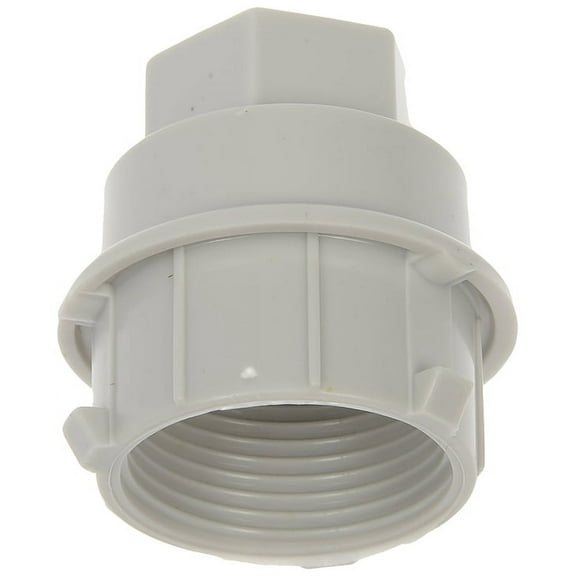 Cubierta color gris de la tuerca de rueda M24-1.50, hex. 19 mm