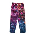 thumbnail image 5 of Balery Heart Confetti on Glitter print Women's Pajama Pants,Ultra Lightweight Pjs,Lounge Pant-Large, 5 of 9