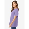 thumbnail image 3 of Woman Within Plus Size Perfect Short-Sleeve Crewneck Tee (Petite Available), 3 of 6