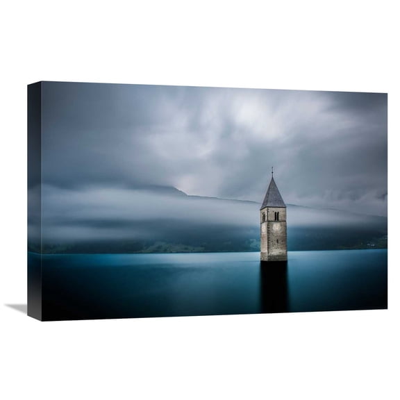 Global Gallery Leon,'Church Of Graun' Stretched Canvas Artwork