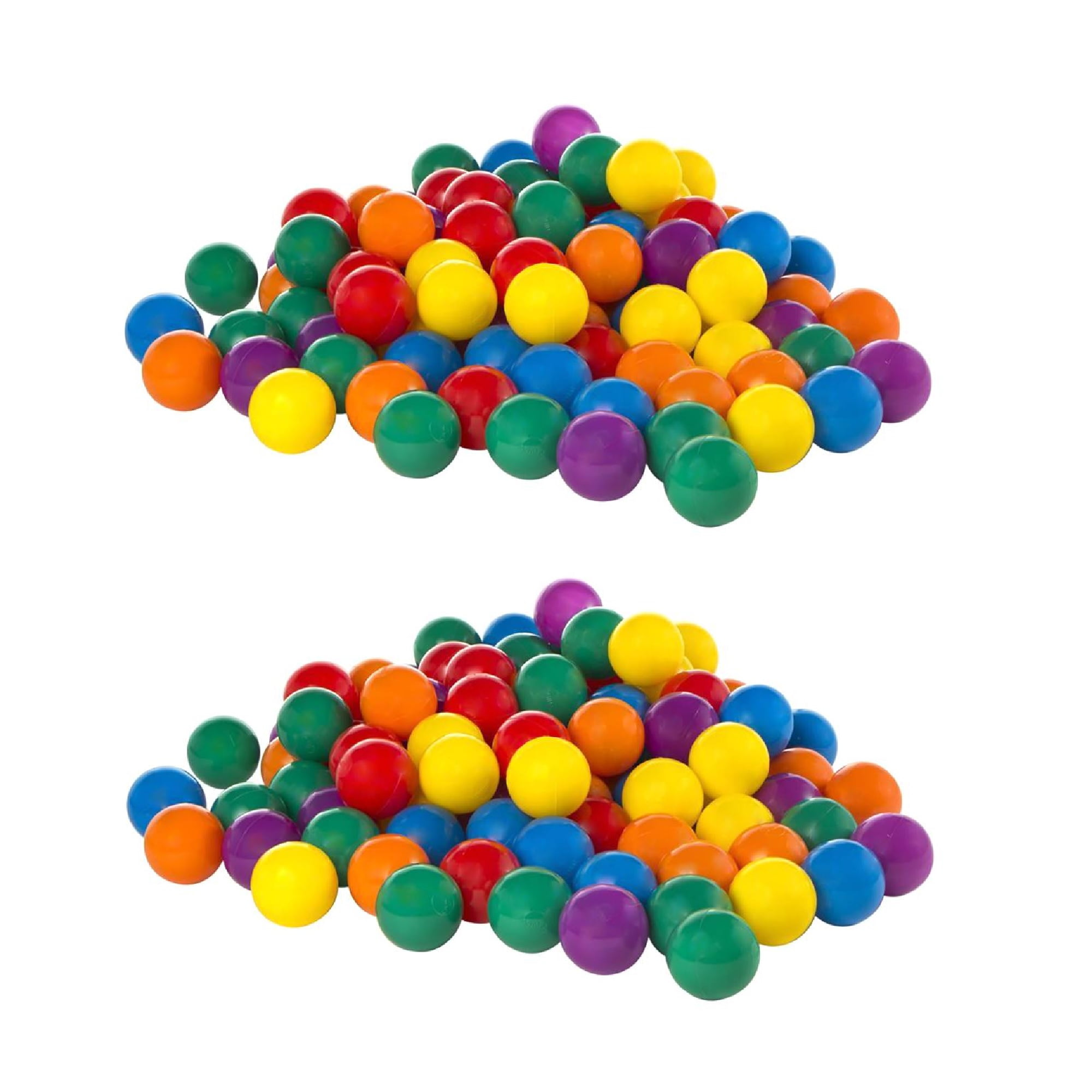Intex 100Pack Large Plastic MultiColored Fun Ballz For Ball Pits (2