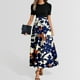 thumbnail image 1 of WILLBEST Vestido Corto De Verano Para Mujer, Estampado Floral, Manga Corta, Elegante, Cuello Redondo, Cremallera En La Espalda, Informal, Con Cinturón Ajustable Para Mayor Comodidad Y Estilo., 1 of 3