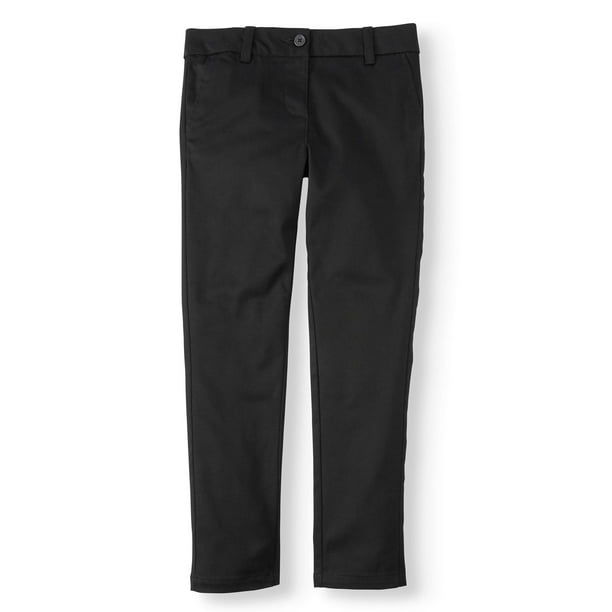 Wonder Nation Wonder Nation Girls School Uniform Stretch Twill Skinny