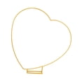 thumbnail image 2 of Arco de globos sobre la mesa, soporte de varilla, decoración del hogar, corona de alambre en forma de corazón DIY dorado, 2 of 9