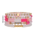 thumbnail image 4 of 5 Pulseras Amistad Con Cuentas Letras para Niñas Y Mujeres Fans Taylor (estilo G), 4 of 4