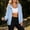 Blue, variant on SEMPAI Women's Lightweight Jacket Windproof Long Sleeve Hooded Jackets Casual Zipper Solid Coat Trendy Outdoor Travel Vacation Outerwear with Pockets Blue L