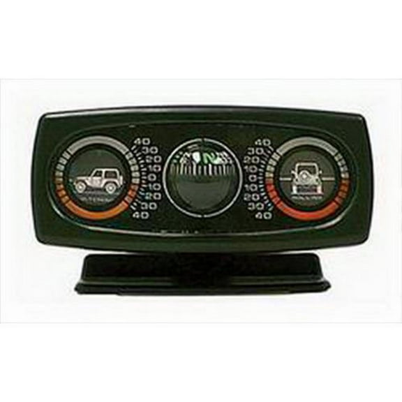 Rugged Ridge by RealTruck Clinometer | Black, Compass | 13309.01 | Universal