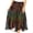 Olive, variant on Sakkas Justina Womens Dance Midi Full Circle Tie-dye Skirt with Elastic Waist - Gray - One Size Regular
