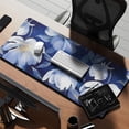 thumbnail image 2 of Long Mouse Pads for Desk,Pioneer Flower Floral Print Pattern Desk Mats on Top Of Desks, Desk Mouse Pad Extra Large with 3mm Non-Slip Base and Stitched Edge for Gaming,Office,Work,Home 35.4"x15.7", 2 of 6