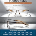 thumbnail image 4 of Vision Sync Glasses, Lightweight Reading Glasses with No-Line Blue Light Blocking Lenses for Computer Use, 4 of 8