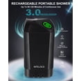 thumbnail image 3 of Ducha Portátil Eléctrica Recargable Bomba Camping Exterior Color Negro, 3 of 8