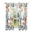 thumbnail image 7 of Yayeee Window Curtains Set of 2 for Living Room Light Filtering 63"x42", Flowers Pattern, 7 of 7