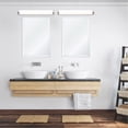 thumbnail image 3 of WAC Lighting Fuse 37" 1-Light Aluminum Bathroom Vanity and Wall Light in Nickel, 3 of 5