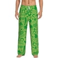 thumbnail image 2 of Lsque St Patrick's Day Print Men's Pajama Pants, Lounge Pant - Comfortable Home Wear,Elastic Waistband, Stylish Design-Large, 2 of 9