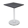 thumbnail image 1 of Regency TVCP3030GYCM Cafe High 30 in. Via Cafe High Square Platter Base Table, Grey & Chrome, 1 of 1