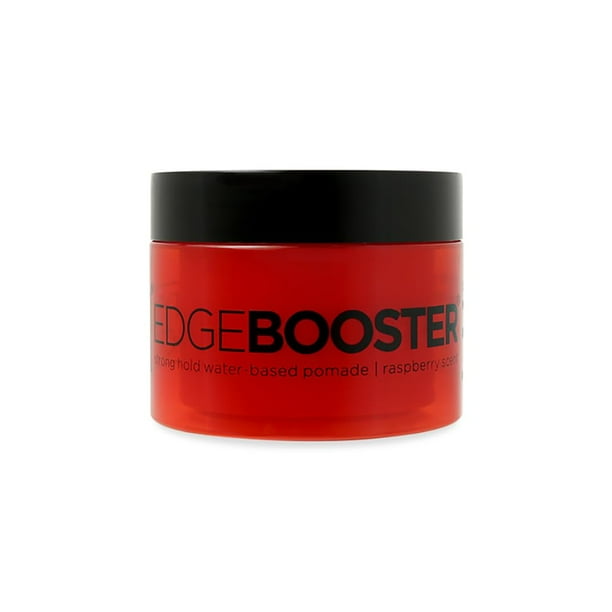 Style Factor Edge Booster Pomada a base de agua de fijación fuerte, 3.38 oz, aroma a frambuesa
