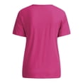 thumbnail image 3 of Kiplyki New Arrivals Women's Valentine's Day T-Shirts Couples Lovers Short Sleeve Letter Print T Shirts, 3 of 6
