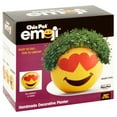 thumbnail image 2 of Chia Pet Heart Eye Emoji Decorative Pottery Planter, Easy to Do and Fun to Grow, Novelty Gift As Seen on TV, 2 of 5