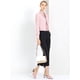 thumbnail image 3 of INSPIRE CHIC Blusa Elegante De Oficina De Trabajo Para Mujer, Camisa Plisada Con Cuello De Lazo Y Manga Larga Rosa XL, 3 of 6