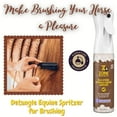 thumbnail image 3 of Zone Protects Silk-Stride Detangle Equine Spritzer; Brush Out Tangles in Tails and Manes; Frosted Lavender Scented; Continuous Spray, 3 of 5