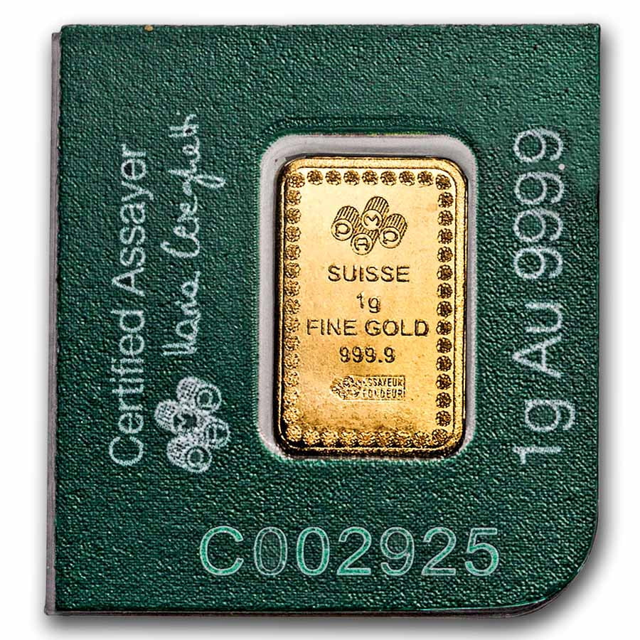 1 gram Gold Bar - PAMP Suisse Diwali Multigram+25 (In Assay)