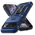 thumbnail image 1 of Funda de teléfono DEERLAMN para Google Pixel 9 Pro XL con protector de pantalla, 1 of 7