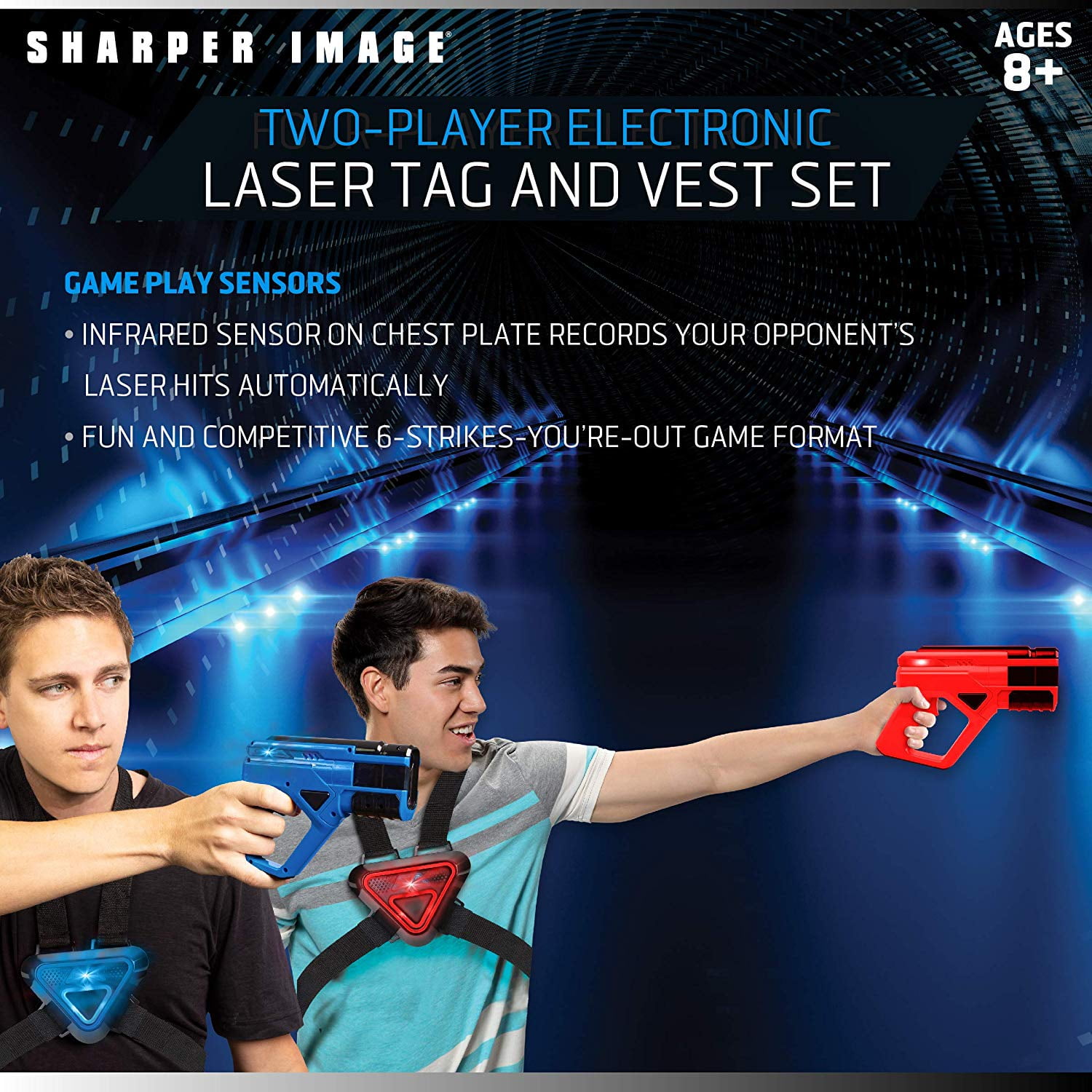 two player electronic laser tag