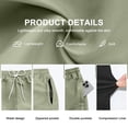 thumbnail image 4 of QDG Men's Quick Dry Swim Trunks Beach Board Shorts with Adjustable Drawstring Waist, 4 of 8