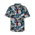 thumbnail image 3 of Daiia colorful snow board Hawaiian Shirt for Men Gentle Cotton Regular Short Sleeve Casual-3X-Large, 3 of 9
