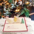 thumbnail image 2 of Árbol de Navidad de 1/2/5 piezas, 3D, ciervo, Santa Claus, Pop-UP, tarjeta de felicitación, invitación, regalo, tarjeta de agradecimiento, tarjetas postales con sobre, 2 of 4