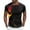 7-Multicolor, variant on T-shirts for Men Short Sleeved Round Neck Printed Running Fitness Sports Shirt Multicolor XXL