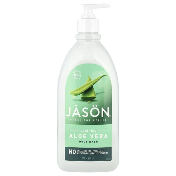JASON Soothing Body Wash, Aloe Vera, 30 fl oz