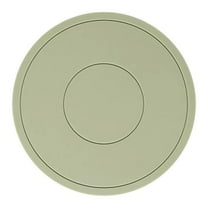 Silicone Microwave Mat -Round Pot Cup and Bowl Stands,Anti-Slip Rubber Insulation Mats for Dining Table, Heat Resistant Multifunctional Mat, Splatter Guard, Trivet, Hot Pad, Pot Holder