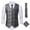 Silver, variant on APEXFWDT Mens Dress Vest for Tuxedo, Paisley Vest for Formal Waistcoat + Necktie and Pocket Square Cufflink Set 3PC Sets for Suit Wedding