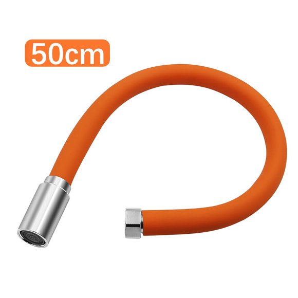 Adaptador Universal de Tubería de Extensión de Cabeza Del Grifo de Cocina, Manguera Flexible de Acero Inoxidable Y Silicona para Uso en el Baño Y la Lavandería