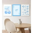 thumbnail image 4 of Blue Bow Wall Art Decor Conquette Poster Aesthetic Canvas Wall Art Preppy Pictures Girly Trendy Wall Art Cherry Card Poster Blue Bow Prints for Bedroom College Apartment, 4 of 6